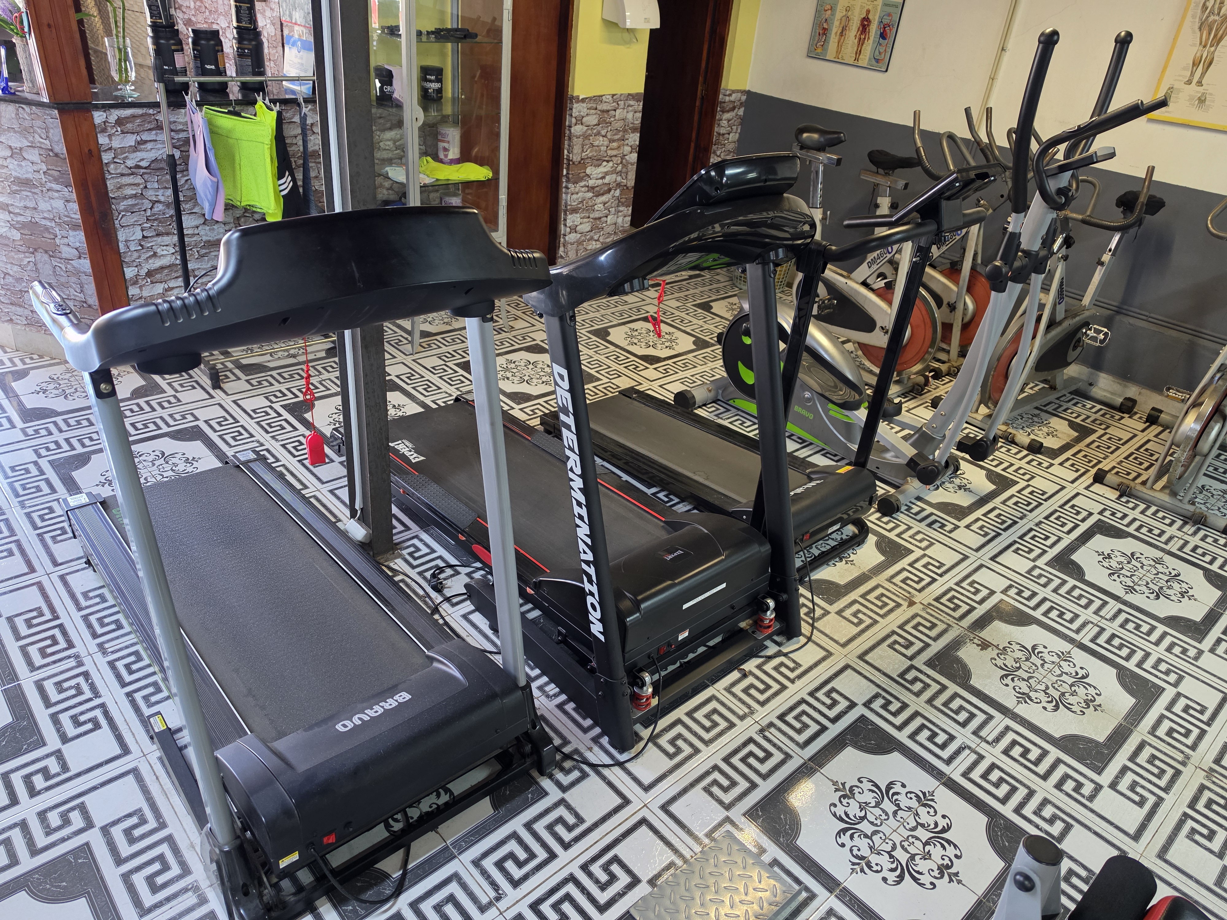 Sector de cardio del gimnasio